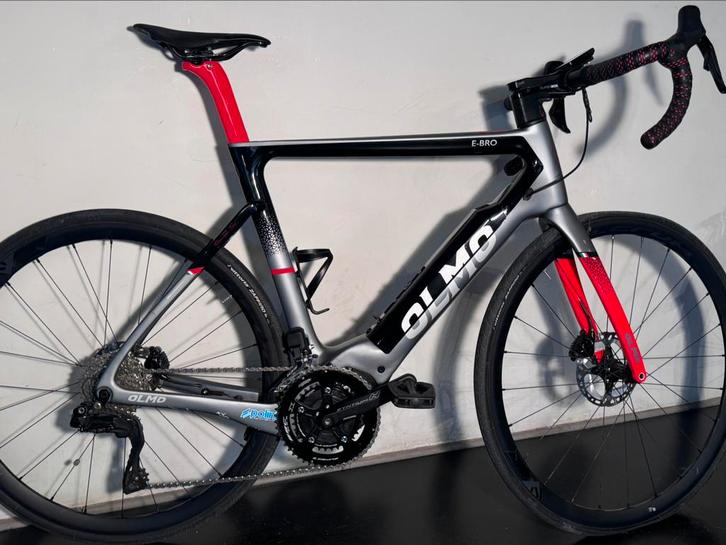 Olmo e-bro maat:58 carbon frame (demofiets), Fietsen en Brommers, Fietsen | Racefietsen, Zo goed als nieuw, Carbon, Ophalen of Verzenden