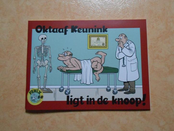 Collectie fenix 58 Oktaaf Keunink ligt in de knoop! 2008, Boeken, Stripverhalen, Nieuw, Eén stripboek, Ophalen of Verzenden