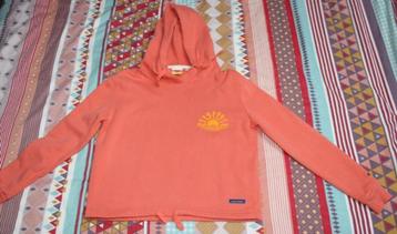 Oranje Superdry hoodie (maat 38) 