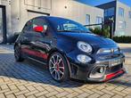 Fiat 500 Abarth 1.4 T-Jet Turismo, Auto's, Fiat, 4 zetels, Euro 6, Parkeersensor, Zwart