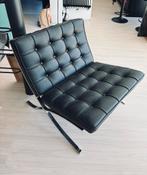 Fauteuil replica barcelona knoll modele expo, Enlèvement ou Envoi, Comme neuf, Cuir