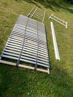 Bed met latten bodem, Huis en Inrichting, Slaapkamer | Bedden, Ophalen, Overige materialen, Gebruikt, 90 cm