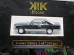 KK Scale 1980 Mercedes 560 SEC (C126) blaumetallic innen hel, Ophalen of Verzenden, Zo goed als nieuw, Auto, Overige merken
