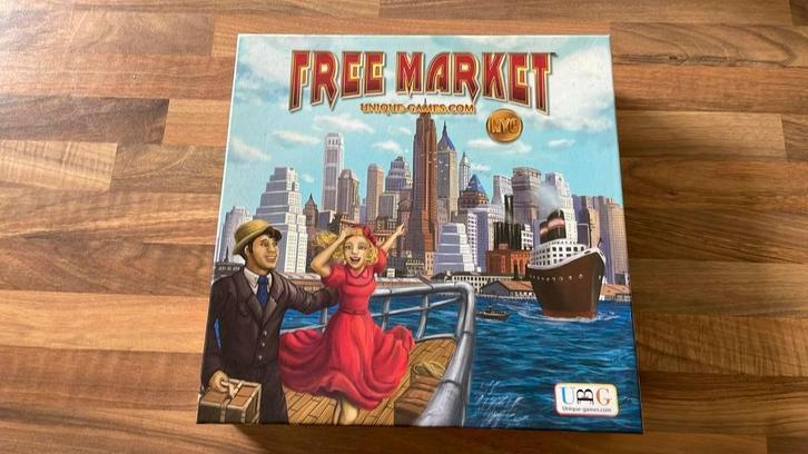 Free Market, Hobby en Vrije tijd, Gezelschapsspellen | Bordspellen, Zo goed als nieuw, Een of twee spelers, Drie of vier spelers
