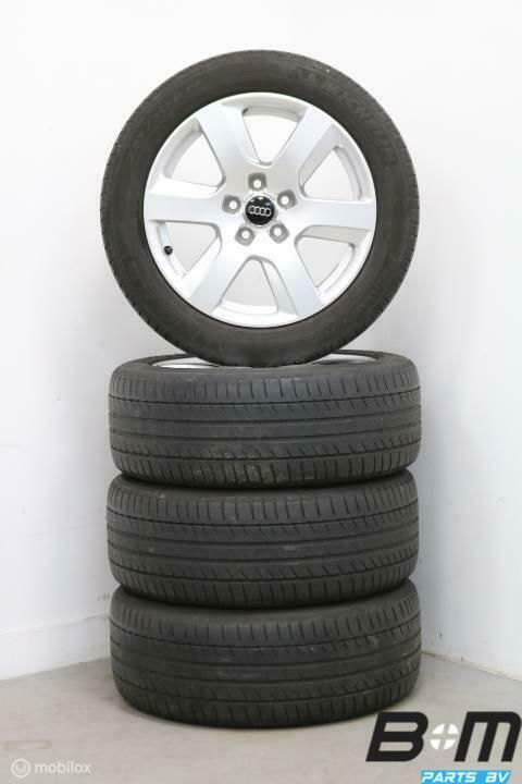 Org 17 inch velgen + banden Audi A4 8W 4G0601025L, Auto-onderdelen, Banden en Velgen, Banden en Velgen, Zomerbanden, 17 inch, 225 mm