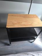 Tafeltje 1mx0,60mx0.90cm op wielen, Ophalen, Zo goed als nieuw