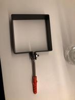 vierkante beugels gepoederlakt bruin voor koker 100 mm, Doe-het-zelf en Bouw, Ophalen, Overige typen, 80 mm of meer, Nieuw