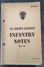 21 army group infantry notes N12 april 1945, Ophalen of Verzenden, Landmacht, Tweede Wereldoorlog, Gelezen