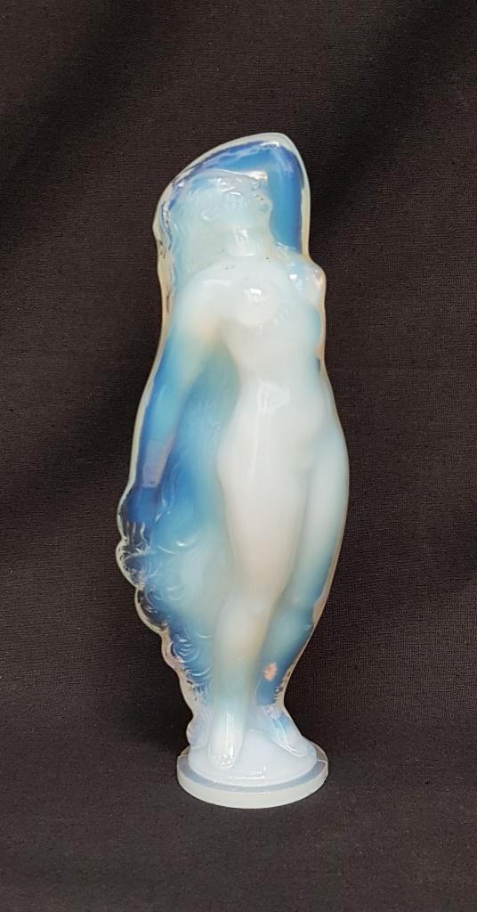 Sabino - Figurine Art Déco en verre opalescent., Antiquités & Art, Antiquités | Verre & Cristal, Enlèvement ou Envoi
