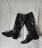 Bottes en cuir Donna Carolina taille 40, Vêtements | Femmes, Chaussures, Enlèvement ou Envoi, Porté, Bottes hautes, Noir