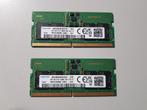 Samsung RAM 16 Go SODIMM (2x8Go) DDR5-4800MHz PC5 CL40 1.1V, Informatique & Logiciels, Mémoire RAM, 16 GB, DDR5, Laptop, Enlèvement ou Envoi