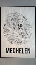 Mechelen straten poster, Verzamelen, Ophalen, Zo goed als nieuw