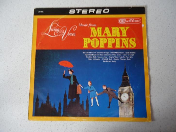 LP Music from "Mary Poppins"  anno 1965., Cd's en Dvd's, Vinyl | Filmmuziek en Soundtracks, Gebruikt, 12 inch, Ophalen of Verzenden