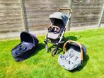 Kinderwagen set (buggy/draagmand/autostoeltje), Kinderen en Baby's, Ophalen, Gebruikt, Combiwagen, Verstelbare duwstang