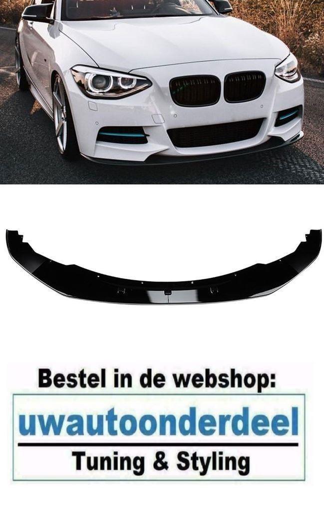 Spoiler Splitter Zwart Voor Bmw 1 Serie F20 F21 M Pack, Auto diversen, Tuning en Styling, Verzenden