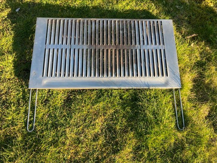 Grille de barbecue en acier inoxydable, Jardin & Terrasse, Accessoires pour le barbecue, Utilisé, Enlèvement