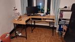 2 bureaus (hier in hoekopstelling), Huis en Inrichting, Bureaus, Ophalen, Zo goed als nieuw, Bureau