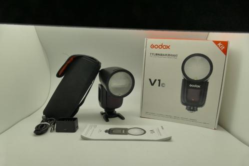 Godox V1 V1C e-ttl-flitser voor Canon Reflex en Hybrid, Audio, Tv en Foto, Foto | Flitsers, Zo goed als nieuw, Overige merken