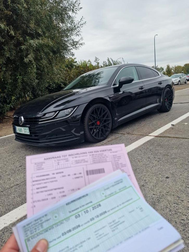 Vw Arteon Elegance 2l Dsg 190pk rotiform Kw reeds blanco gvv, Auto's, Volkswagen, Bedrijf, Te koop, Arteon, Achteruitrijcamera