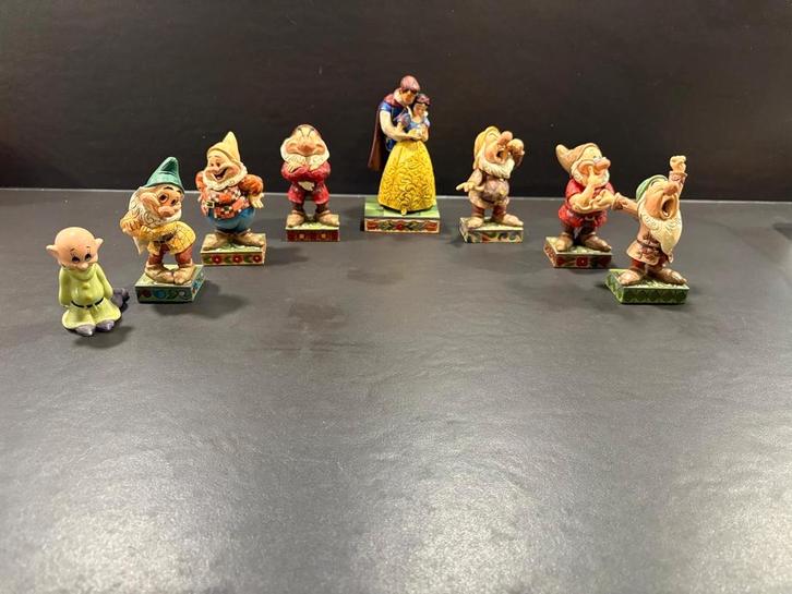Sneeuwwitje met prins en haar 7 dwergen. Walt Disney Collect, Verzamelen, Beelden en Beeldjes, Zo goed als nieuw, Ophalen of Verzenden