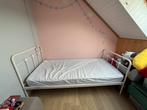 Eenpersoonsbed, Huis en Inrichting, Slaapkamer | Bedden, Ophalen, Gebruikt, Eenpersoons, Wit