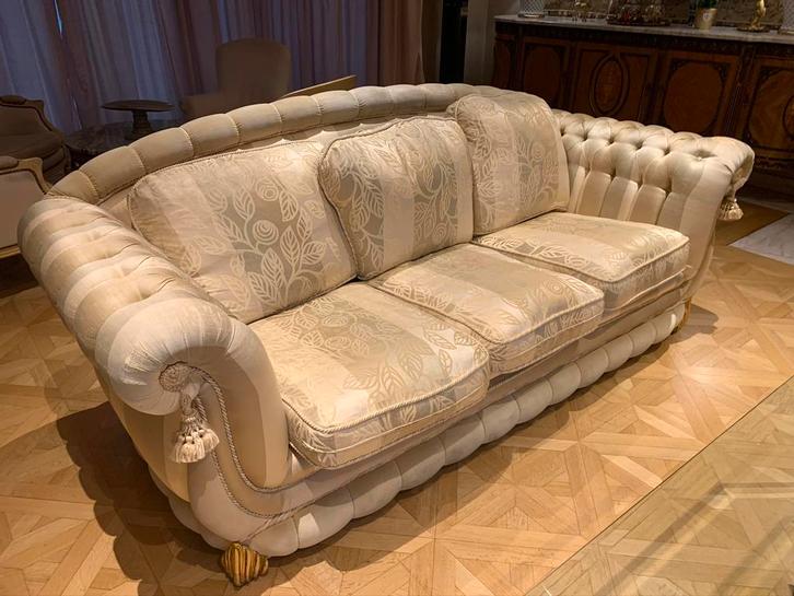 Italiaanse design zetel om te herstofferen, Huis en Inrichting, Zetels | Zetels en Chaises Longues, Zo goed als nieuw, Stof, Ophalen