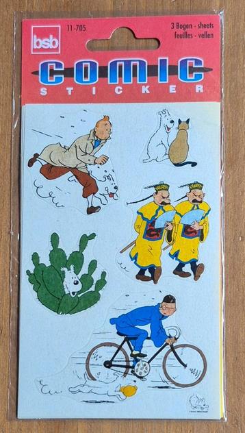 Kuifje sticker bsb 1993 Hergé Tintin, Enlèvement ou Envoi, Tintin, Comme neuf, Image, Affiche ou Autocollant