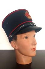 Belgische brandweer(officier) kepie, Ophalen of Verzenden, Overige soorten, Helm of Baret
