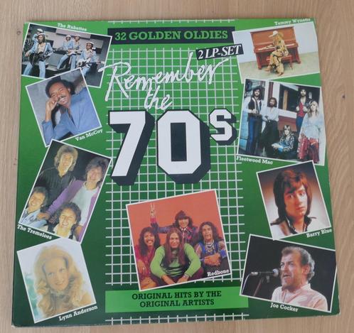 2LP Remember The 70's, CD & DVD, Vinyles | Compilations, Comme neuf, Pop, 12 pouces, Enlèvement ou Envoi
