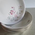 Vijf vintage porseleinen soep/spaghetti/salade borden, Huis en Inrichting, Keuken | Servies, Ophalen, Gebruikt, Porselein, Bord(en)