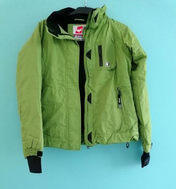 Ski-jas, winterjas medium 12 jaar groen, Enlèvement, Comme neuf