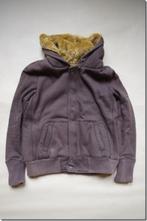 Sweatervest met kap en pels, Vêtements | Femmes, Pulls & Gilets, Enlèvement ou Envoi, Comme neuf, Brun