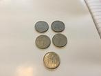 5 munten goed voor 1 frank, Ophalen of Verzenden