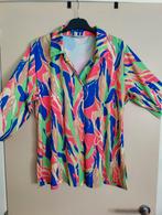 Kleurrijke blouse met halflange mouwen en kraagje maat 48, Ophalen of Verzenden, Zo goed als nieuw, Blouse of Tuniek, Kapomoda
