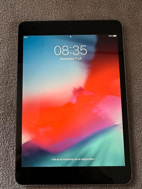 iPad mini 2 - 16 GB - Grijs - Mooie staat, Computers en Software, Apple iPads, Gebruikt, 16 GB, Grijs, Ophalen of Verzenden