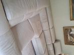 Hoekzetel beige leder, Huis en Inrichting, Ophalen, Zo goed als nieuw, Leer, Modern