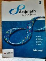 Actimath 3 à l'infini, Livres, Livres scolaires, Enlèvement, Utilisé, Enseignement secondaire inférieur, Mathématiques A