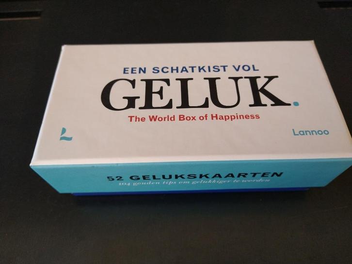 Geluk - kaartenbox "Schatkist vol geluk", Boeken, Chicklit, Zo goed als nieuw, Ophalen of Verzenden