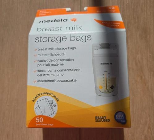 Nieuw Medela borstvoedingszakjes. Storagebags breastmilk 50, Kinderen en Baby's, Babyvoeding en Toebehoren, Nieuw, Ophalen of Verzenden