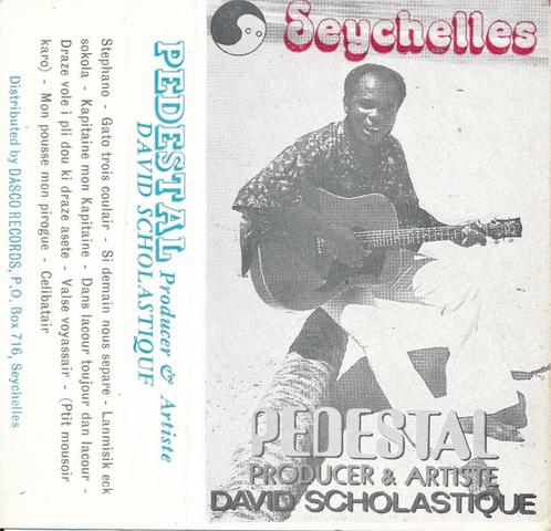 Music cassette  "Pedestal"  David Scholastique, Cd's en Dvd's, Cassettebandjes, Gebruikt, Origineel, Pop, Ophalen of Verzenden