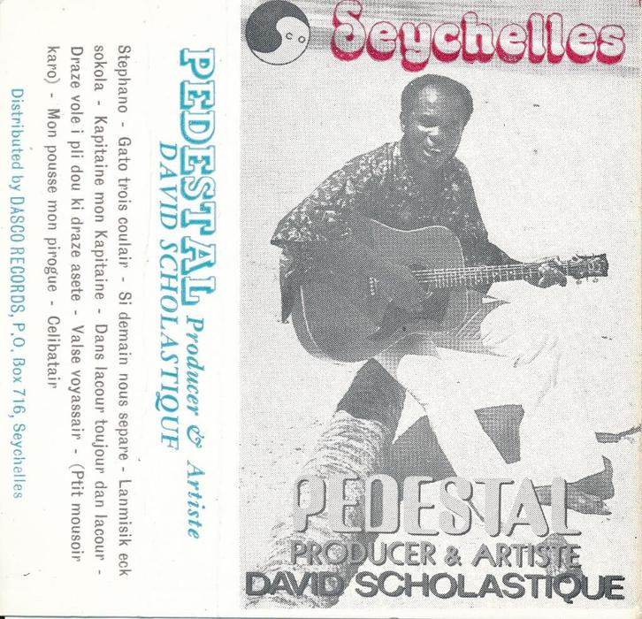 Music cassette  "Pedestal"  David Scholastique, Cd's en Dvd's, Cassettebandjes, Gebruikt, Origineel, Pop, Ophalen of Verzenden