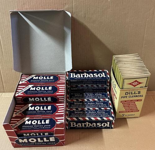WO2 - US - Barbasol - Molle Shaving Cream - Dill's - WW2, Verzamelen, Militaria | Tweede Wereldoorlog, Overige soorten, Overige typen