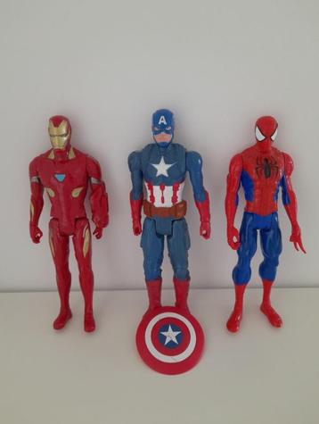 3 Marvel action figures beschikbaar voor biedingen
