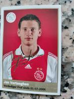 Voetbal sticker Jan Vertonghen getekend, Collections, Comme neuf, Affiche, Image ou Autocollant, Enlèvement