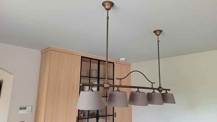 Prachtige Landelijke Plafondlamp - voor sfeervol interieur, Huis en Inrichting, Lampen | Hanglampen, Zo goed als nieuw, 75 cm of meer