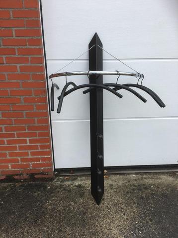 vintage hangkapstok in chrome, Ophalen of Verzenden