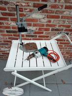 kleine boorstandaard en boormachine ., Doe-het-zelf en Bouw, Gereedschap | Boormachines, Ophalen, Gebruikt, Boormachine