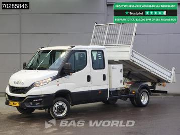 Iveco Daily 35C16 3.0L Open Laadbak Dubbel Cabine met Kist 3 beschikbaar voor biedingen