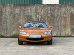 Mazda MX-5 1.6i 16v | Sportuitlaat | Windscherm | Garantie, Auto's, Mazda, Euro 2, 1025 kg, Zwart, Cabriolet