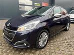 Peugeot 208 Benzine - Allure uitvoering, Auto's, Voorwielaandrijving, Stof, Gebruikt, Blauw